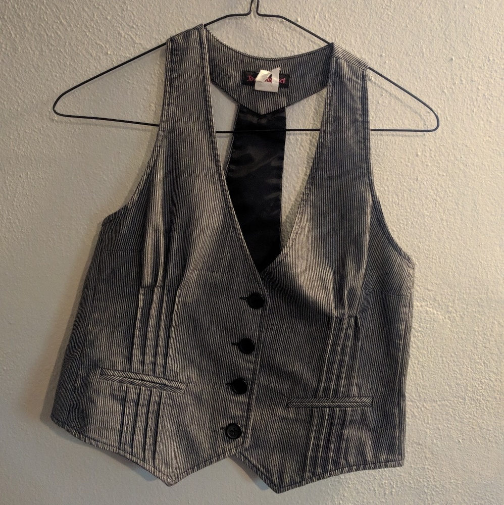 Vest with Pinstripes